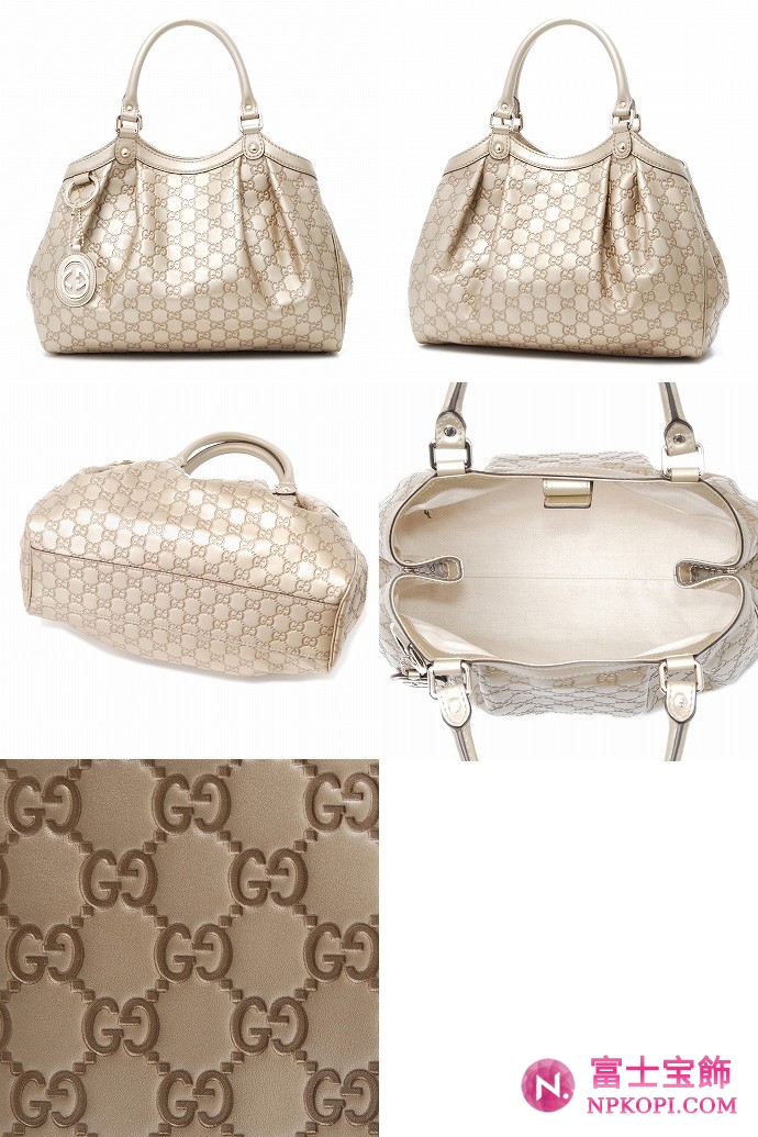 GUCCI/グッチ 2012年春夏新作SUKEYチャーム付きハンドバッグ 211944 AHB1G 9504 